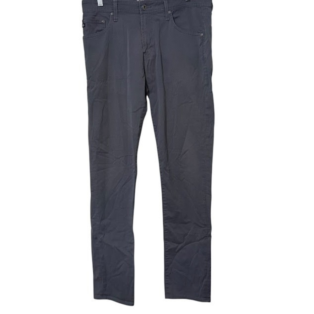 AG Adriano Goldschmied Grey Pattern‎ Tellis Modern Slim Chino Pants Mens 33 x 34